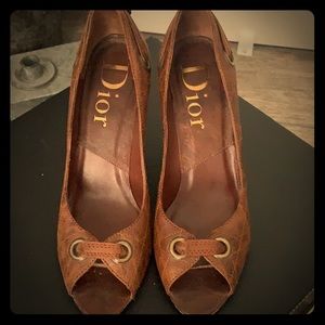 Christian Dior classic Leather Heels